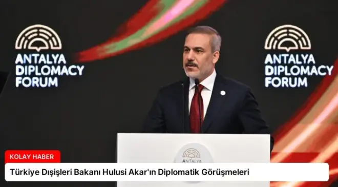 Türkiye Dışişleri Bakanı Hulusi Akar’ın Diplomatik Görüşmeleri