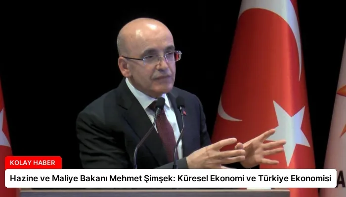 Hazine ve Maliye Bakanı Mehmet Şimşek: Küresel Ekonomi ve Türkiye Ekonomisi