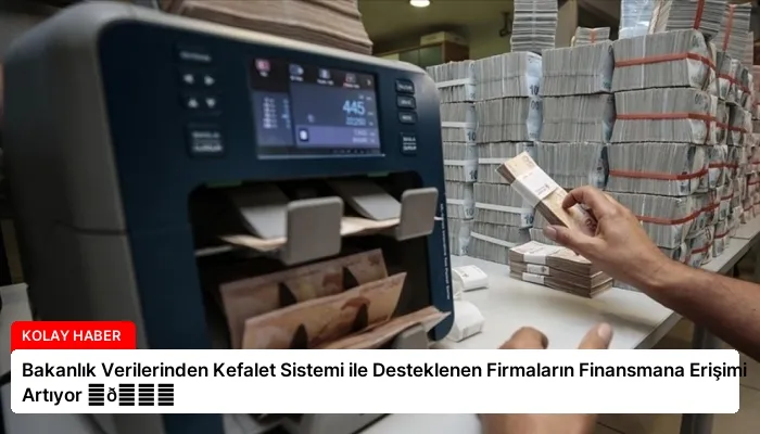 Bakanlık Verilerinden Kefalet Sistemi ile Desteklenen Firmaların Finansmana Erişimi Artıyor ⏬👇