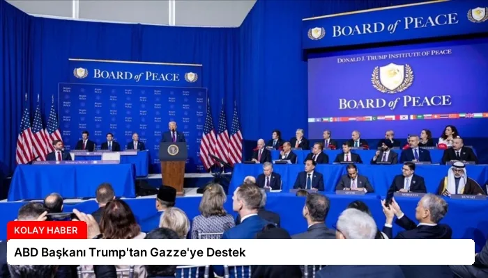 ABD Başkanı Trump’tan Gazze’ye Destek