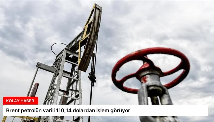 Brent petrolün varili 110,14 dolardan işlem görüyor