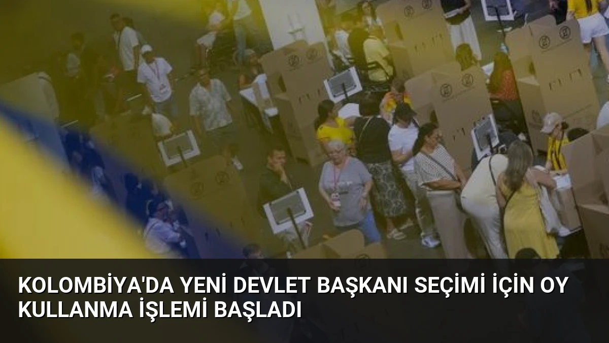 Kolombiya’da Yeni Devlet Başkanı Seçimi İçin Oy Kullanma İşlemi Başladı