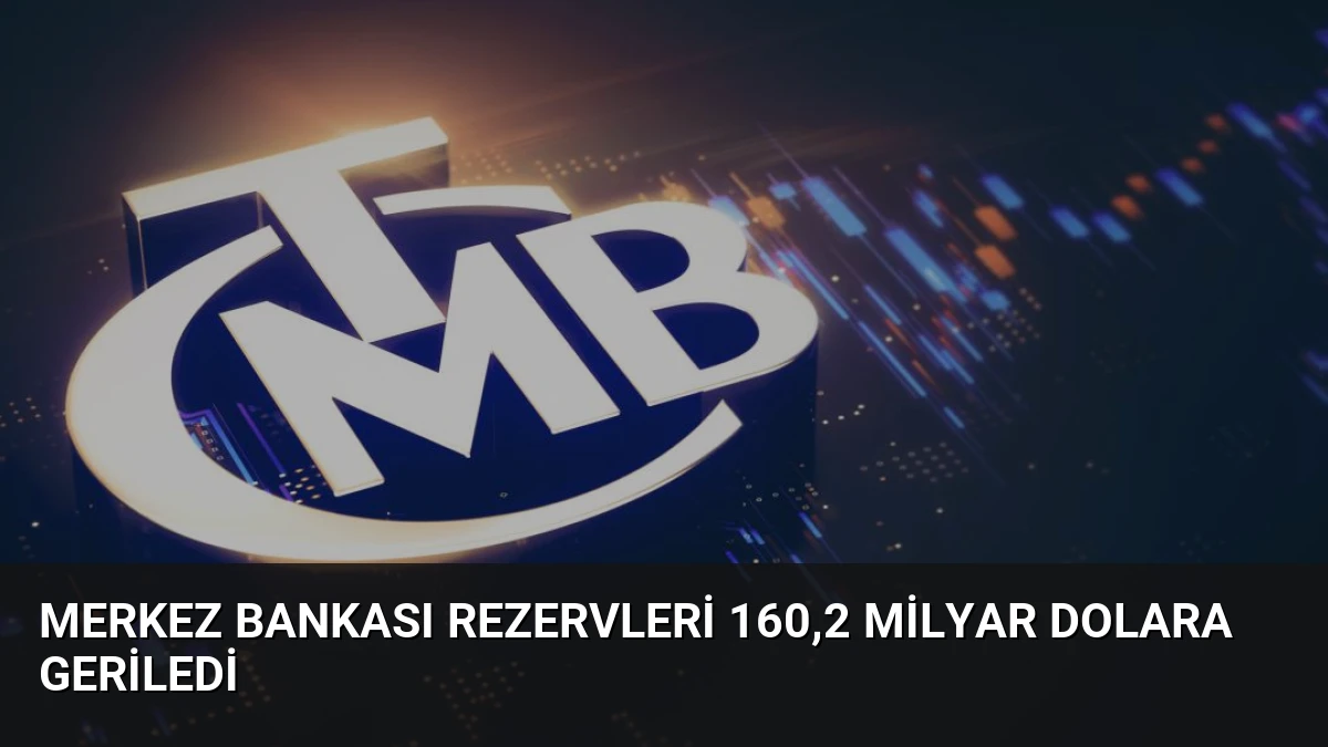 Merkez Bankası Rezervleri 160,2 Milyar Dolara Geriledi