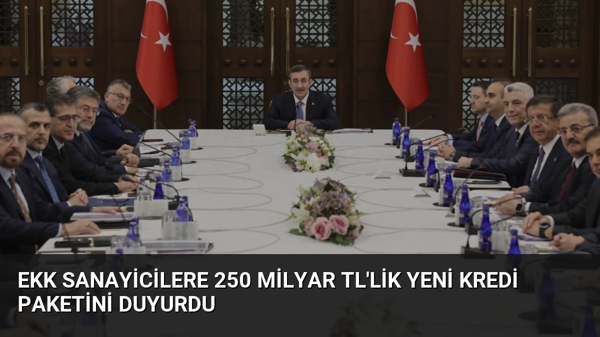 EKK Sanayicilere 250 Milyar TL’lik Yeni Kredi Paketini Duyurdu