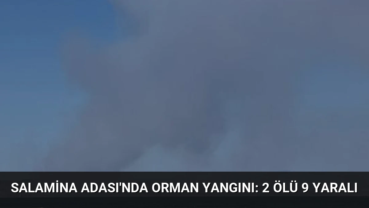 Salamina Adası’nda Orman Yangını: 2 Ölü 9 Yaralı