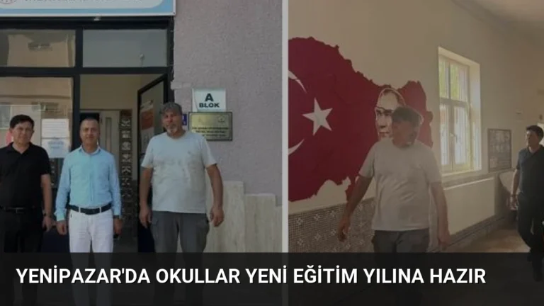 Yenipazar’da Okullar Yeni Eğitim Yılına Hazır