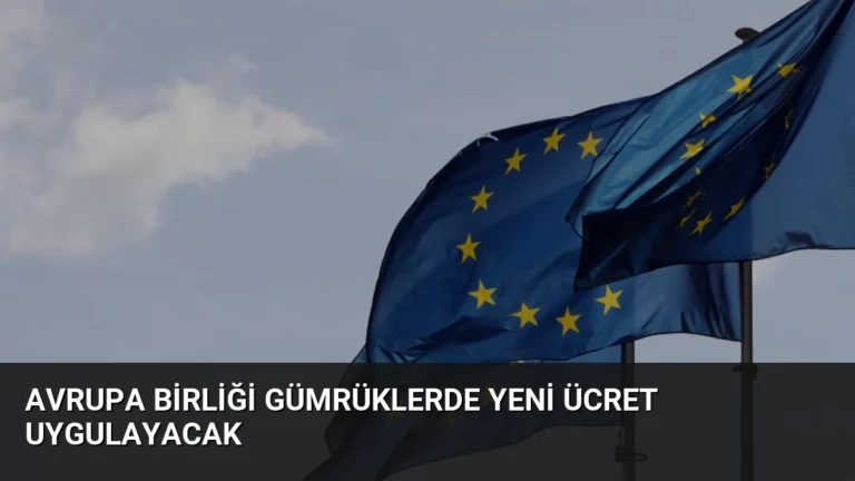 Avrupa Birliği Gümrüklerde Yeni Ücret Uygulayacak