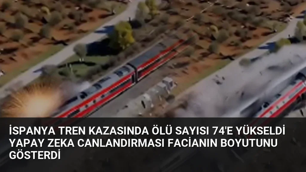 İspanya Tren Kazasında Ölü Sayısı 74’e Yükseldi Yapay Zeka Canlandırması Facianın Boyutunu Gösterdi