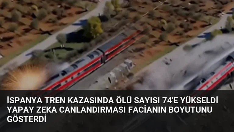 İspanya Tren Kazasında Ölü Sayısı 74’e Yükseldi Yapay Zeka Canlandırması Facianın Boyutunu Gösterdi